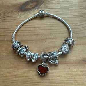 Pandora Bracelet w/charms